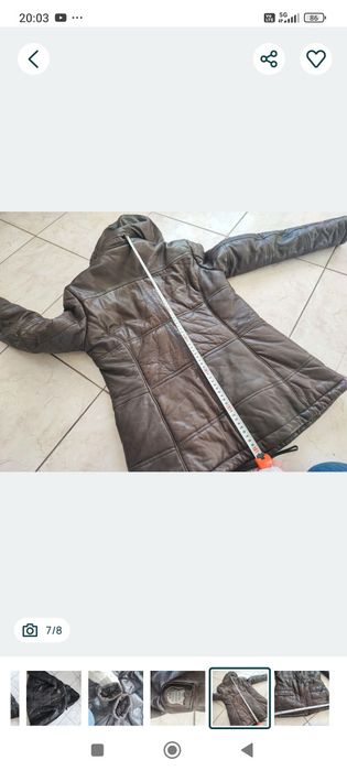 skórzana  kurtka marki ITALLO  S/M