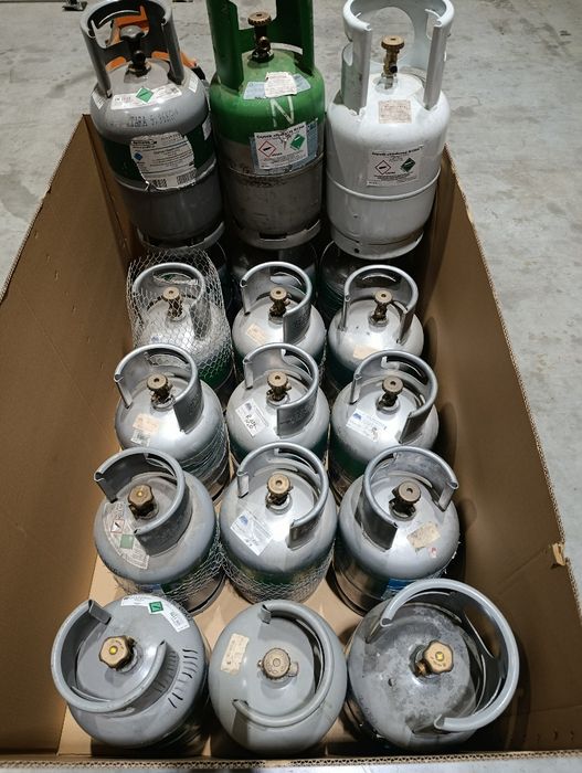 Puste butle po czynniku chłodniczym R134a 30sztuk (tylko pakiet)