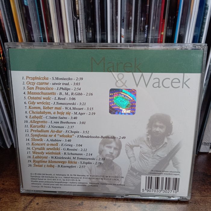 Marek i Wacek, złote przeboje, CD, stan perfekt, unikat