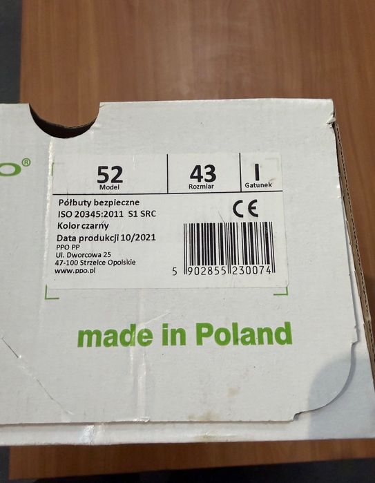 Buty męskie robocze roz. 43