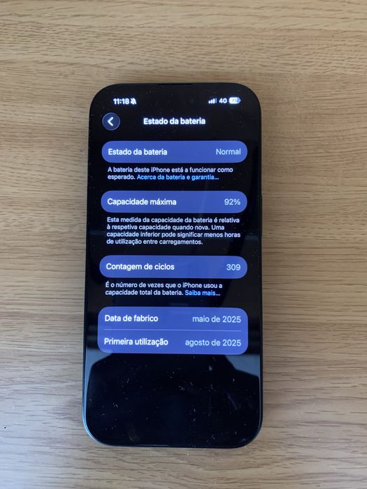 iPhone 16 128GB Preto | Impecável | 92% Bateria | Caixa