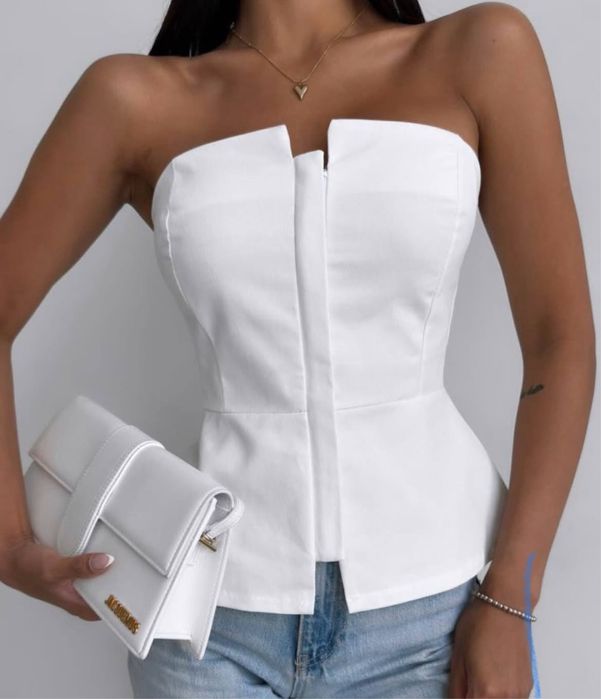 Корсет білий жіночий