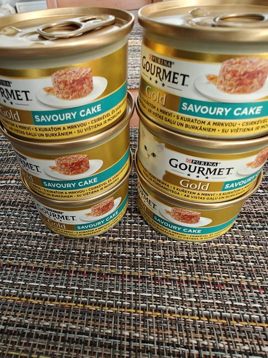 Gourmet mokra karma 6 puszek Kurczak z marchewką