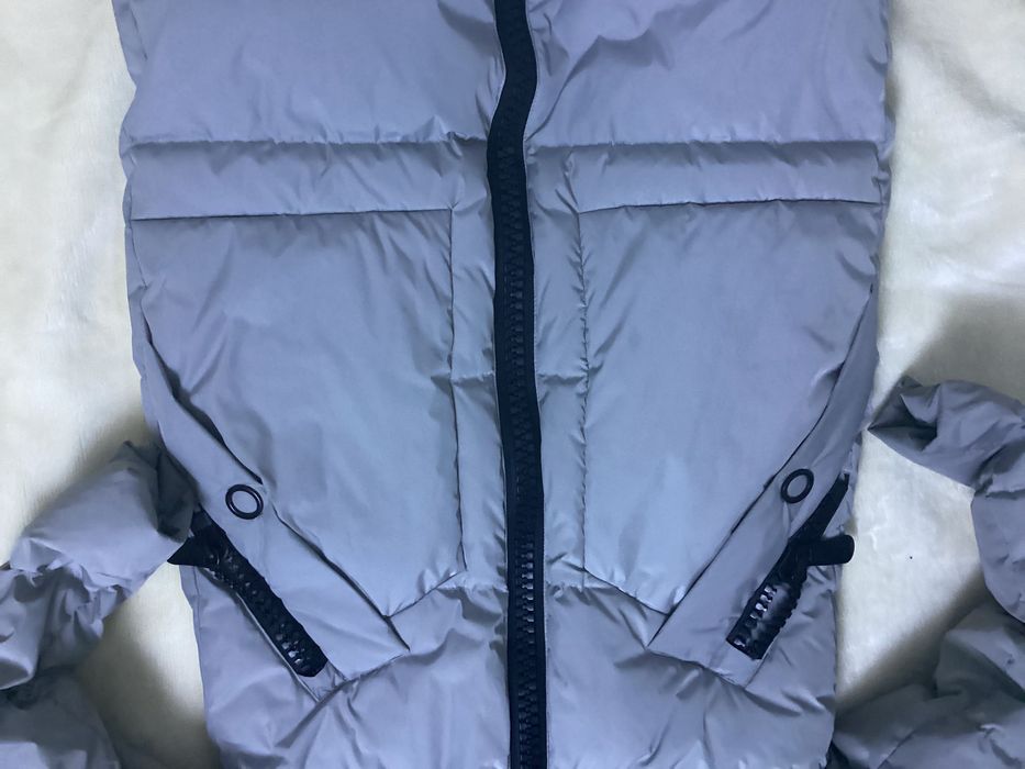 Ochnik puchowy, zimowy płaszcz 36