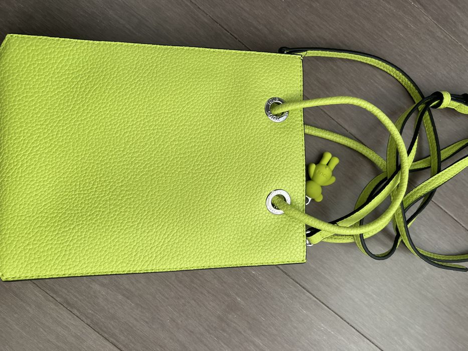 Mała torebka TOUS La Rue Pop limonkowa