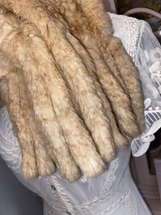 Hallhuber Trend szal futrzany