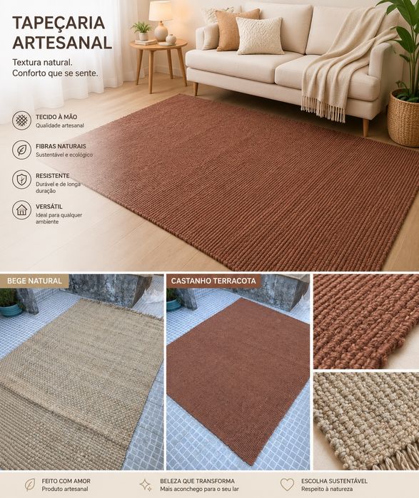 Carpete Sisal 160x230
