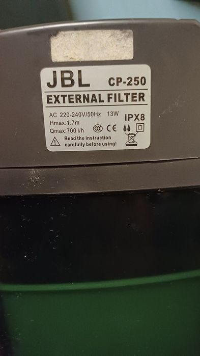 Filtr JBL cp 250 fluval 203 prime 10 prime 20