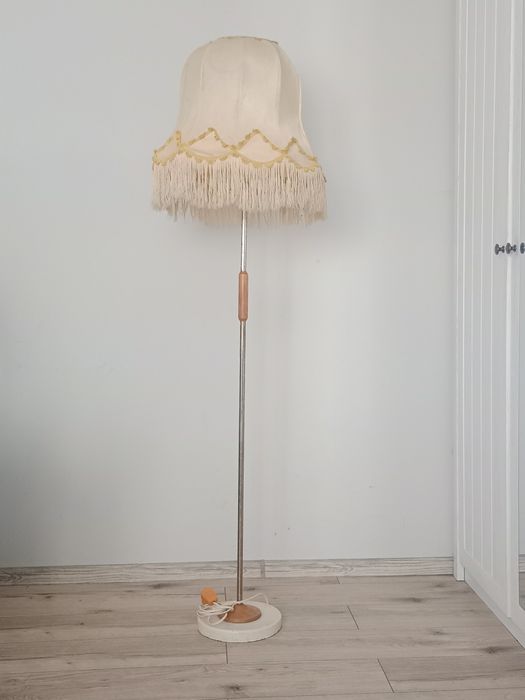 Lampa abażurowa prl