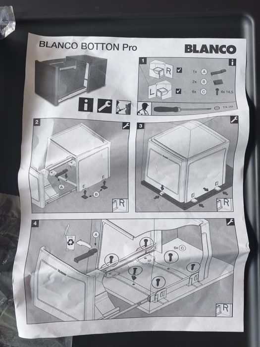 System segregacji odpadów Blanco