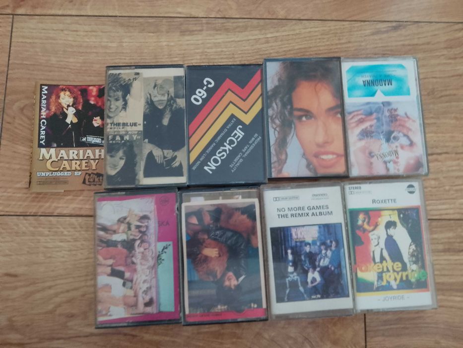 zestaw kaset magnetofonowych różne