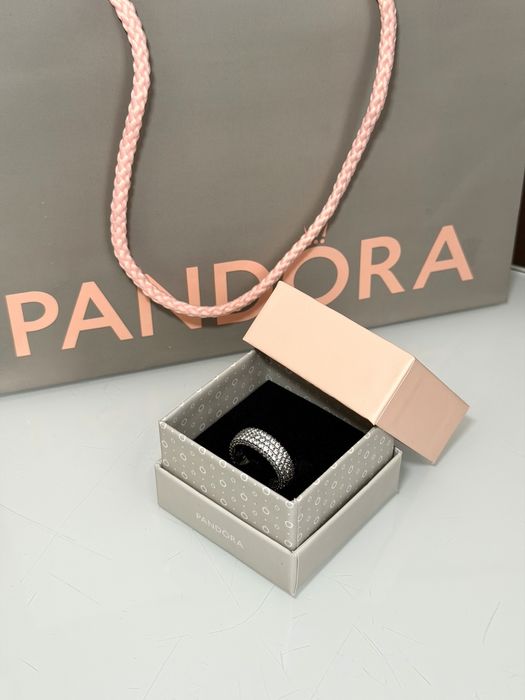 Кільце Pandora "Три ряди паве", оригінал