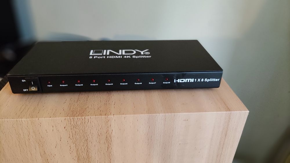 LINDY Rozdzielacz Splitter HDMI x8 - 4K