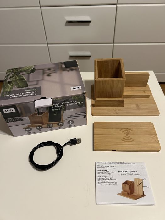 Indukcyjny organizer biurowy