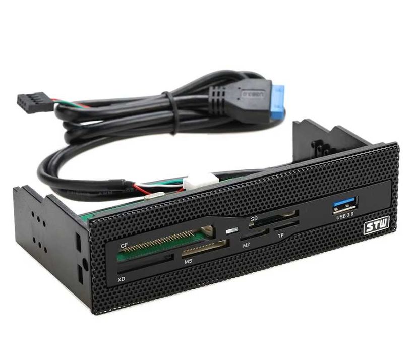 Кардрідер, Передня панель USB, хаб для ПК,