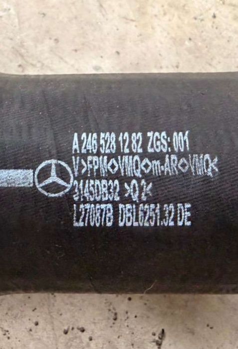 Tubo Intercooler mangueira turbo Cla180cdi classe A a2465281282