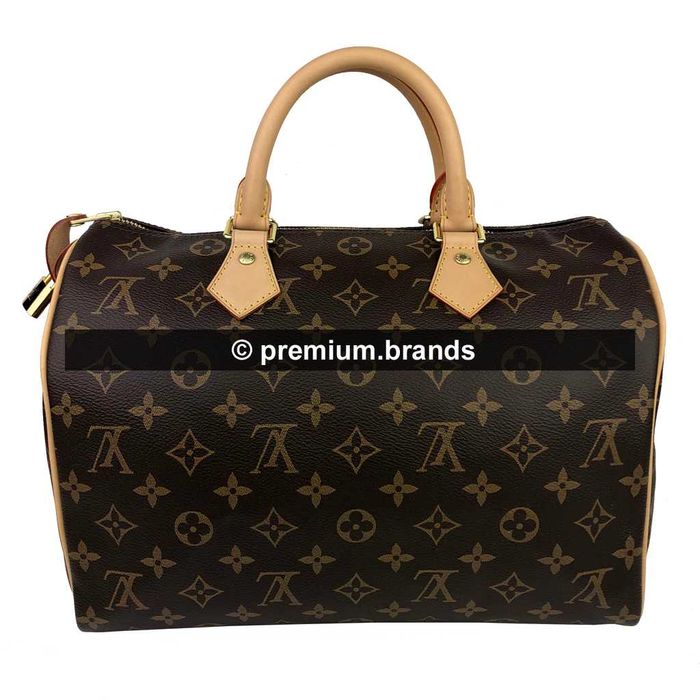 Torebka Louis Vuitton Speedy 30 canvas monogram/skóra naturalna