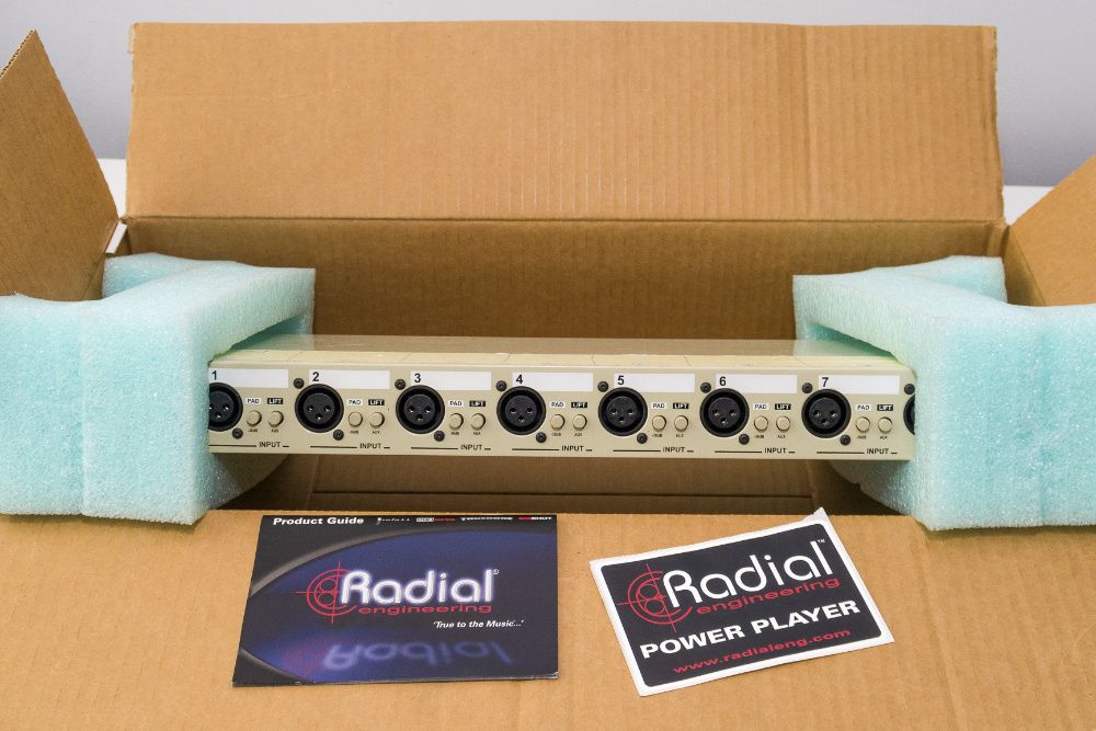 Spliter mikrofonowy Jensen Radial 0X8 , Radial 80x rack Jensen