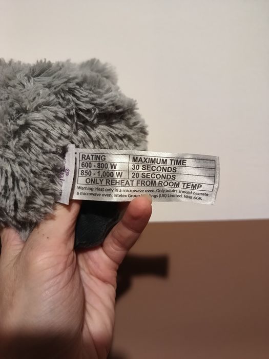 Pingwinek Minis ogrzewacz na brzuszek dla dzieci termofor lawenda
