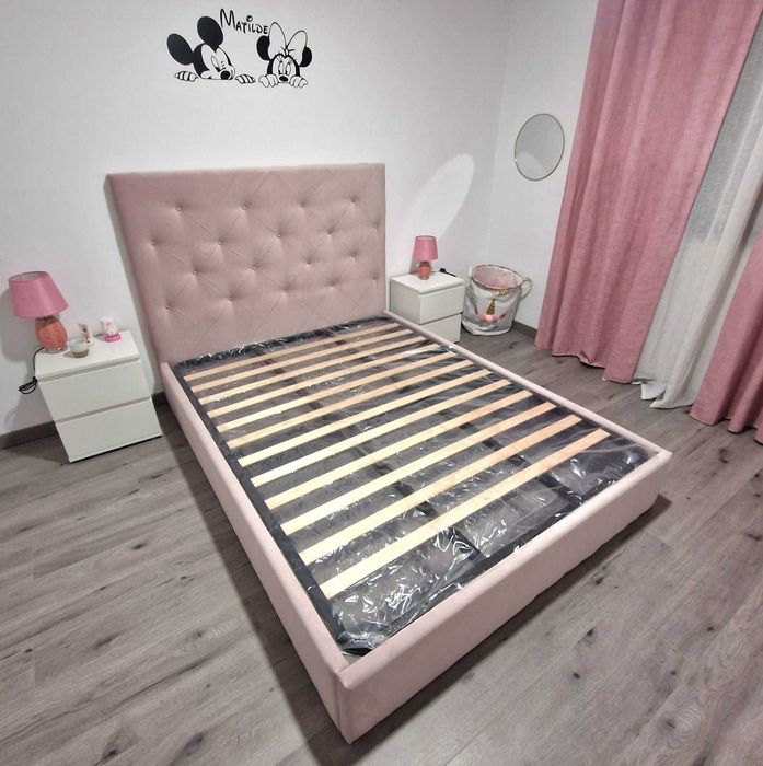 Camas De Casal Estofadas Top de Gama 190x140m Estrado Incluído 199€ !!