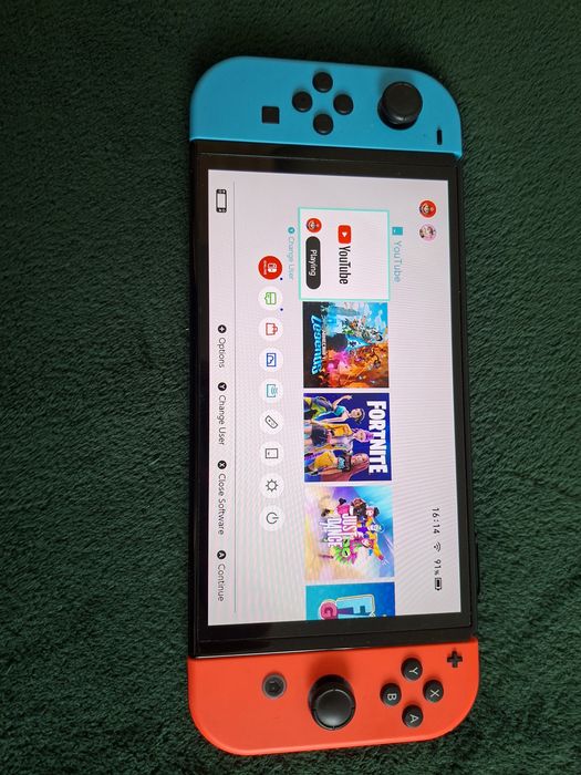 Nintendo Switch OLED Komplety Zestaw + Gra + Pudełko Stan BDB [Zadbane]