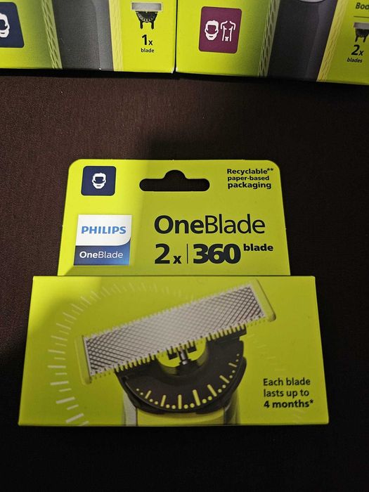 PHILIPS OneBlade 360 | 3 em 1 | 5 em 1 | Recargas - SELADO | NOVO
