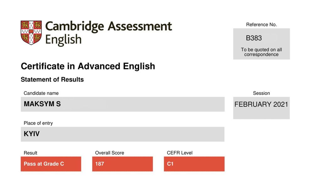 Репетитор англійської мови онлайн (A1–B2 включно) / English tutor