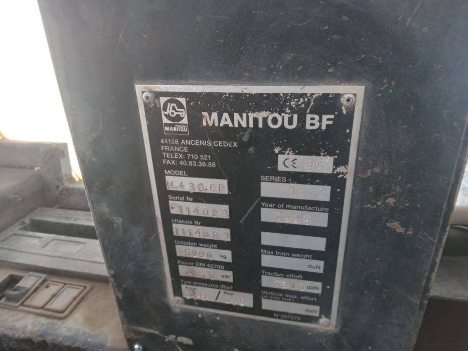 Wózek terenowy manitou