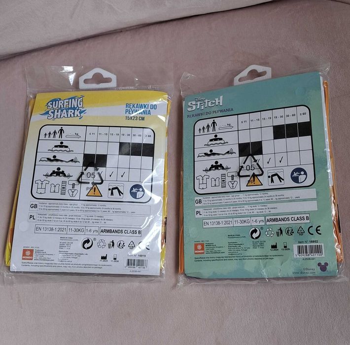 Rękawki do pływania Stitch & Rekin