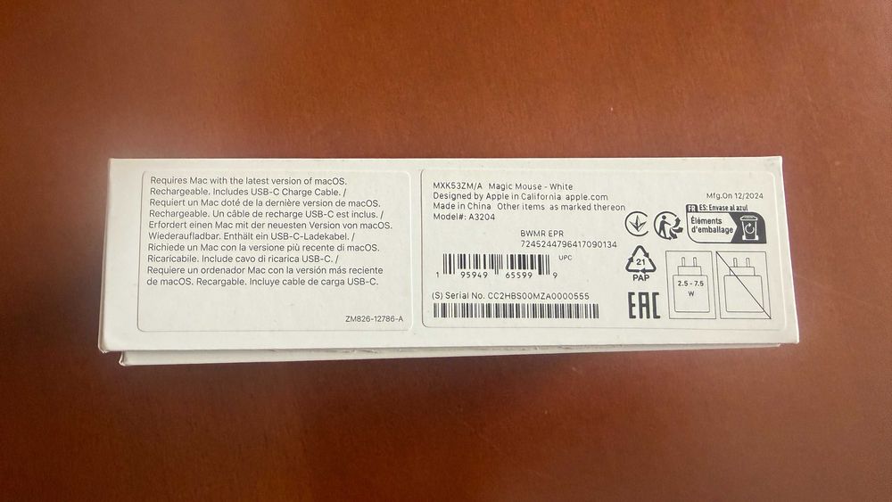 Mysz APPLE Magic Mouse Biała
