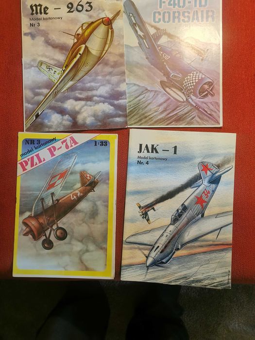 Modele kartonowe reszta z kolekcji