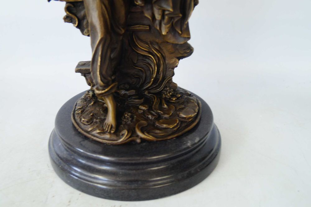 Romeo i Julia Miłość - Figura Rzeźba z Brązu - Marmur Podstawa