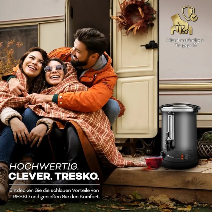 Tresko Czajnik do grzanego wina Grey6.8 L/1500W.