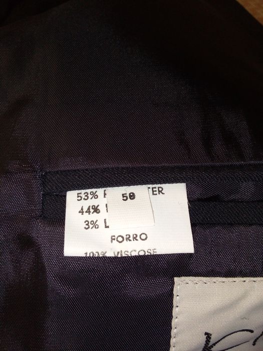 Fato para homem blaizer azul e calça cinza