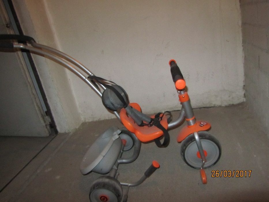 rowerek trzykołowy mini x-lander-pomarańczowy