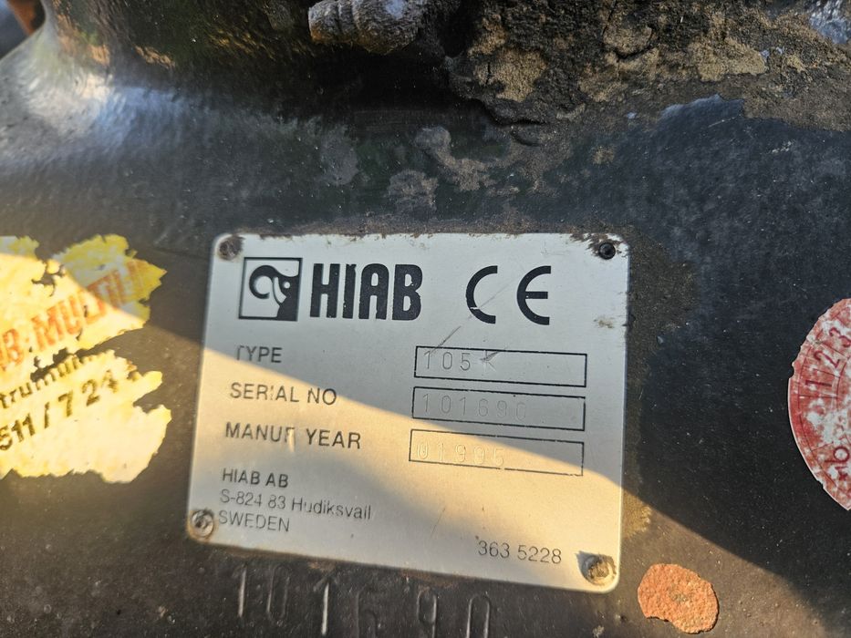 Кран манипулятор Hiab 105k
