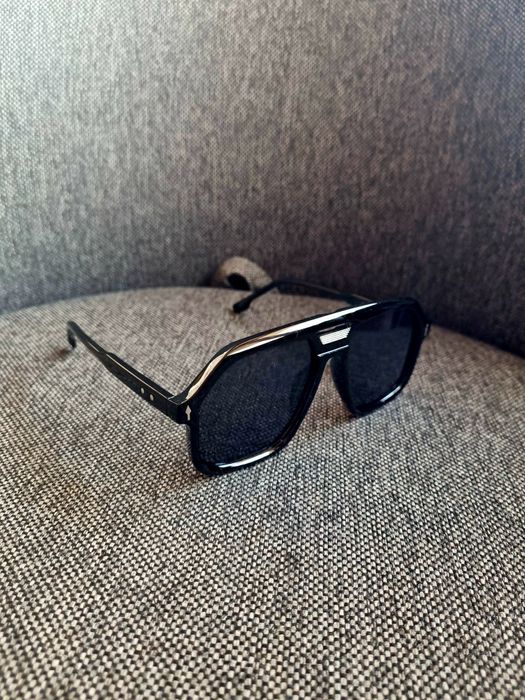 Piękne męskie okulary lub unisex nowość 2026 kwadratowe luksusowe podwójny most
