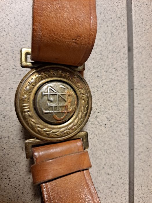 Pas harcerski skórzany