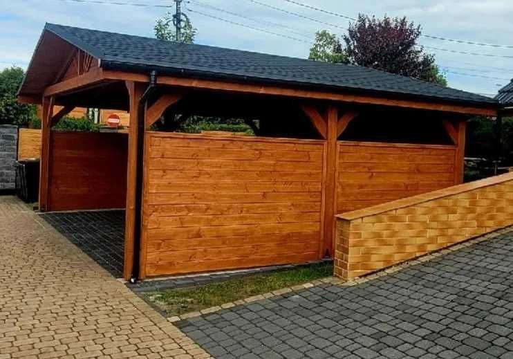 wiata na dwa auta 6,5mx5m kompleksowo i solidnie,szybkie terminy realizacji