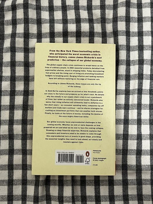 Livro “Sold Out” de James Rickards