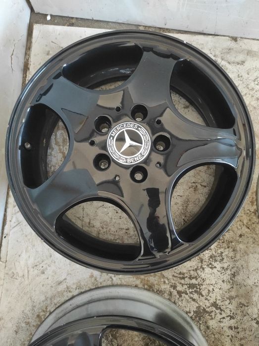 349 Felgi aluminiowe ORYGINAŁ MERCEDES A i B R 16 5x112 Ładne Czarne
