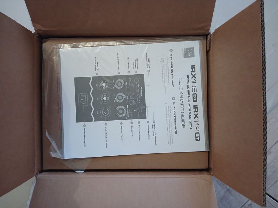 Активна портативна Акустична система JBL IRX108BT Bluetooth 5 колонка