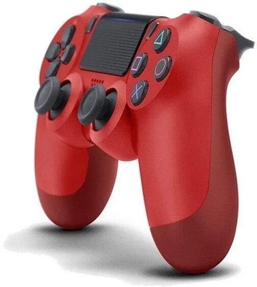 Gamepad Sony PS4 (czerwony)+nakładka na pada PS4 AS ROMA- zestaw