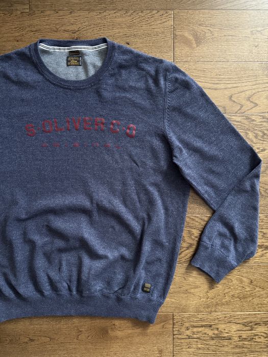 Granatowa (melanz) bluza sOliver rozmiar XXL