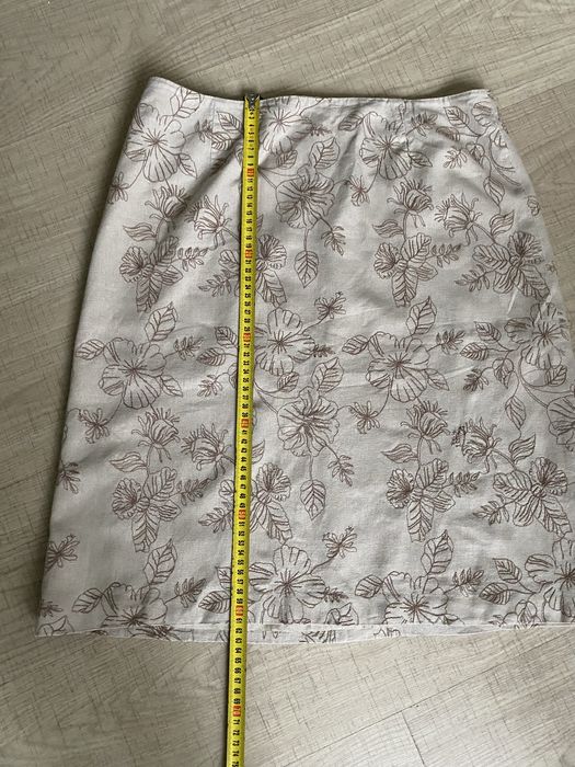 Юбка Tristan&Amerika пряма офісна льняна  14р. На підкладці.