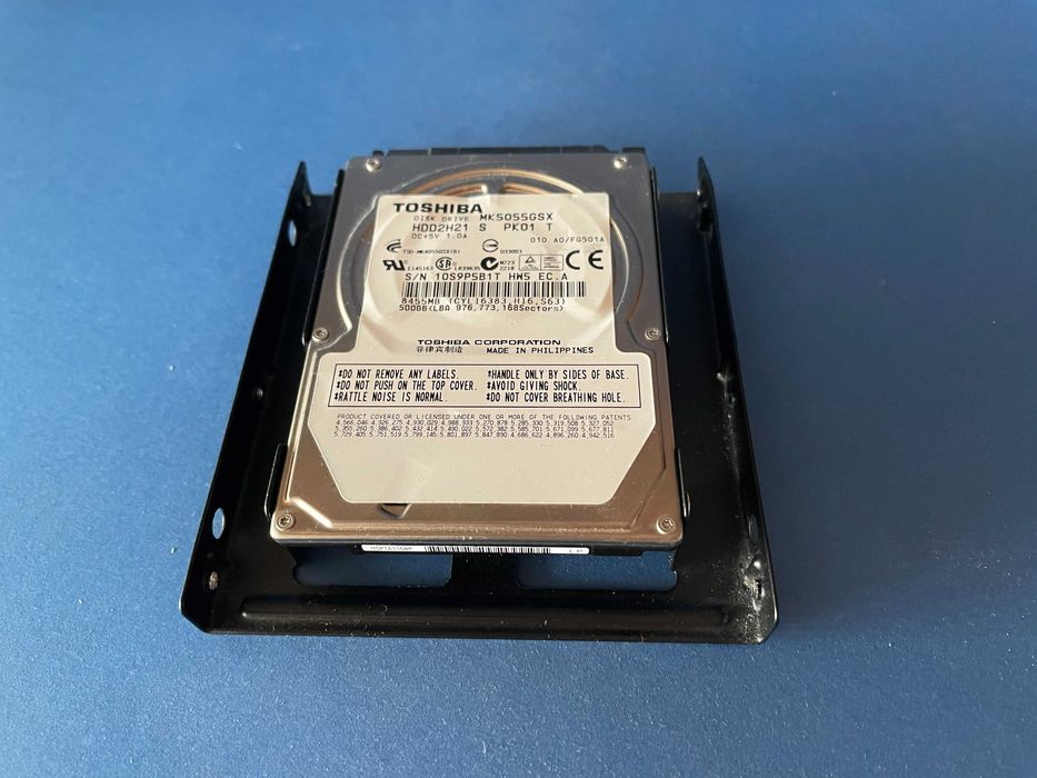 Toshiba Laptop Hard Drive 500GB HDD64750637270273122