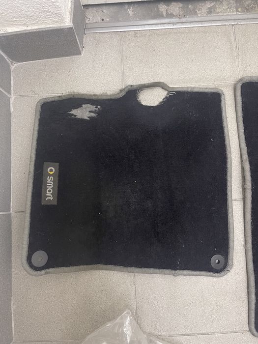 Tapetes veludo smart fortwo