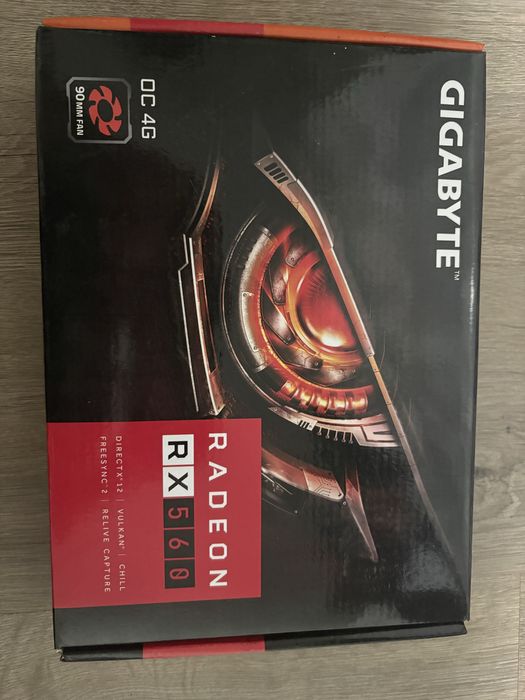 Відеокарта Gigabyte Radeon RX 560 4GB (GV-RX560OC-4GD)