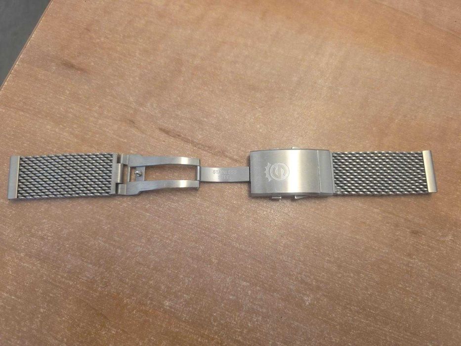 Oryginalna bransoleta STEINHART Mesh 22 mm – stal – heavy mesh