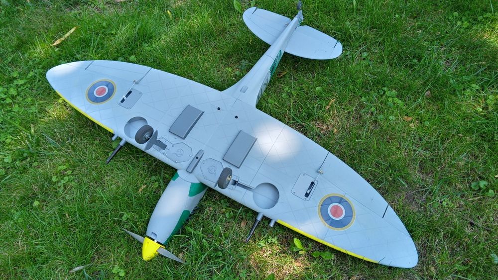 SPITFIRE Mk IX samolot RC (druk 3D)